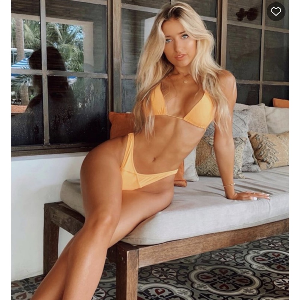 WHITE FOX Summer Splash Tangerine Bikini Set